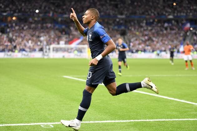 Fußball, Nations League, Frankreich - Niederlande 10 KYLIAN MBAPPE (FRA) - JOIE FOOTBALL : France vs Pays Bas - Ligue des Nations - 09 09 2018 AnthonyBIBARD FEP Panoramic 