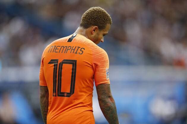 Fußball, Nations League, Frankreich - Niederlande Memphis Depay of Holland during the UEFA Nations League A group 1 qualifying match between France and The Netherlands on September 09, 2018 at Stade de France in Saint Denis, France UEFA Nations League A group 1 2018 2019 xVIxVIxImagesx xMauricexvanxSteenxIVx 12066618