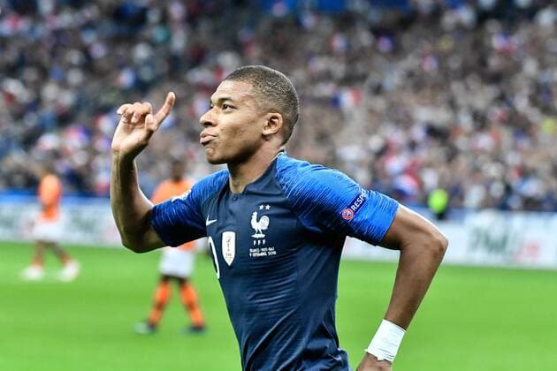Fußball, Nations League, Frankreich - Niederlande goal of Kylian Mbappe 10 at the Stade de France for the Uefa Nation League.  JulienxMattiax xLexPictorium LePictorium_0188698
