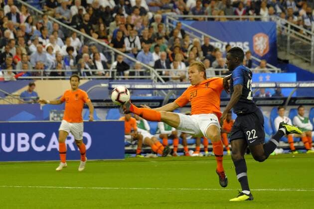 September 9, 2018 - Saint Denis, Seine Saint Denis, France - The midfield of Netherlands team RUUD VORMER in action during the UEFA Nations league soccer match between France and Netherlands at the Stade de France in St Denis - France..France won 2-1 Soccer 2018 - France 2-1 Netherlands - ZUMAp119 20180909_zaf_p119_017 Copyright: xPierrexSteveninx