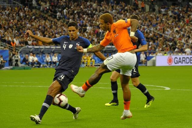 September 9, 2018 - Saint Denis, Seine Saint Denis, France - The full back of French Team RAPHAEL VARANE in action during the UEFA Nations league soccer match between France and Netherlands at the Stade de France in St Denis - France..France won 2-1 Soccer 2018 - France 2-1 Netherlands - ZUMAp119 20180909_zaf_p119_003 Copyright: xPierrexSteveninx