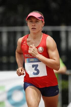Belorussian athlete Anastasiya Prokopenko competes in the women s pistol shooting and cross country event during the Modern pentathlon moderner Fünfkampf World Championships, in Mexico City, Mexico, 10 September 2018. Modern Pentathlon World Championships in Mexico !ACHTUNG: NUR REDAKTIONELLE NUTZUNG!  Copyright: xJosexMendezx MEX18 20180910-636722150984349655