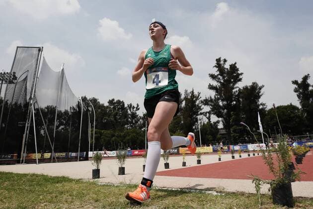 Irish athlete Sive Brassil competes in the women s pistol shooting and cross country event during the Modern pentathlon moderner Fünfkampf World Championships, in Mexico City, Mexico, 10 September 2018. Modern Pentathlon World Championships in Mexico !ACHTUNG: NUR REDAKTIONELLE NUTZUNG!  Copyright: xJosexMendezx MEX26 20180910-636722156212130365