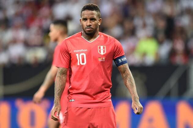 Fußball Länderspiel Deutschland - Peru am 09.09.2018 in der Wirsol-Rhein-Neckar-Arena in Sinsheim Jefferson Farfan ( Peru ) DFB regulations prohibit any use of photographs as image sequences and or quasi-video.