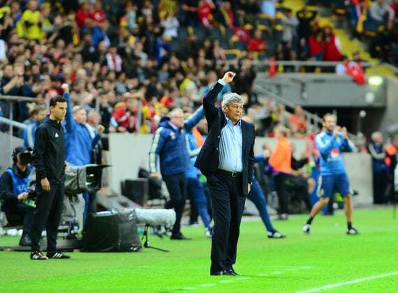 Coach Mircea Lucescu of Turkey during the UEFA National League , B league group 2 match between Sweden and Turkey at Friends Arena in Solna , Sweden on September 10 , 2018. 
