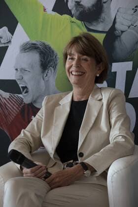 Pressekonferenz Handball WM 2019 und Olympiamuseum Koeln Datum: 11.09.2018 Oberbürgermeisterin der Stadt Köln Henriette Reker