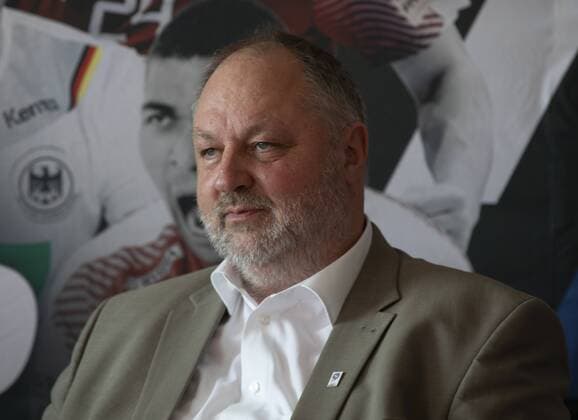 Pressekonferenz Handball WM 2019 und Olympiamuseum Koeln Datum: 11.09.2018 DHB Präsident Andreas Michelmann