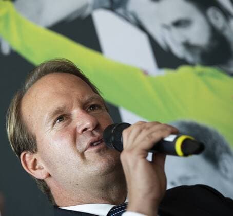 Pressekonferenz Handball WM 2019 und Olympiamuseum Koeln Datum: 11.09.2018 Arena-Chef Stefan Löcher (Lanxess Arena)