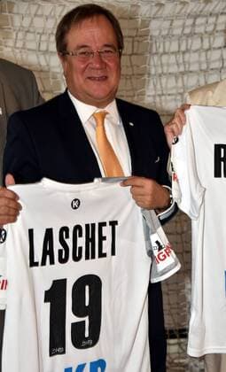 Ministerpräsident NRW Armin Laschet am 11.09.2018 in Köln bei der Pressekonferenz zum Stand der Vorbereitung zur Handball Weltmeisterschaft 2019 die im Zeitraum 10. bis 27. Januar mit u.a. 13 Begegnungen in Köln stattfindet.