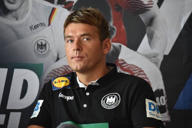 Handball Bundestrainer Christian Prokop am 11.09.2018 in Köln bei der Pressekonferenz zum Stand der Vorbereitung zur Handball Weltmeisterschaft 2019 die im Zeitraum 10. bis 27. Januar mit u.a. 13 Begegnungen in Köln stattfindet.