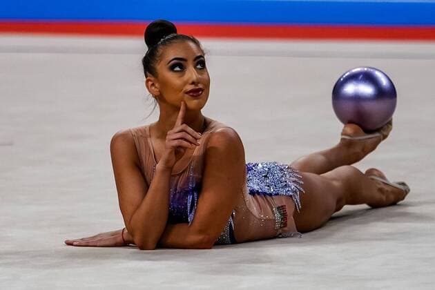Sport Themen der Woche KW37 Sport Bilder des Tages September 11, 2018: Katrin Taseva of Ã‚ Bulgaria during Rhythmic gymnastics Rhythmische Sportgymnastik RSG World Championships at the Arena Armeec in Sofia at the 36th FIG Rhythmic Gymnastics World Championships. CSM Rhythmic Gymnastics World Championships Day 2 - ZUMAc04_ 20180911_zaf_c04_011 Copyright: xUlrikxPedersenx