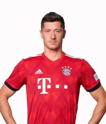 FUSSBALL 1. BUNDESLIGA SAISON 2018 2019 11.09.2018 Fototermin FC Bayern Muenchen: Robert Lewandowski Muenchen