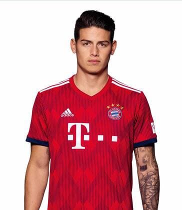 FUSSBALL 1. BUNDESLIGA SAISON 2018 2019 11.09.2018 Fototermin FC Bayern Muenchen: James Rodriguez Muenchen