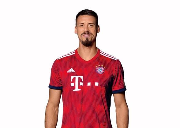 FUSSBALL 1. BUNDESLIGA SAISON 2018 2019 11.09.2018 Fototermin FC Bayern Muenchen: Sandro Wagner Muenchen