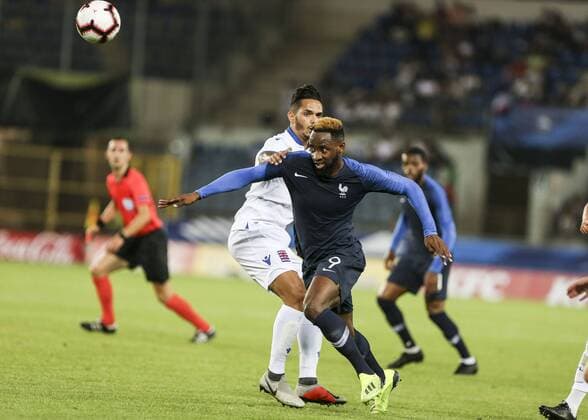 Fußball, U21, EM Quali, Frankreich - Luxemburg September 11, 2018 - Strasbourg, France - Moussa Dembele ( FRA) during the match between France and Luxembourg European Under-21 Championship 2019 Qualifying Round at Stade La Meinau in France on September 11, 2018. France v Luxembourg - Luxembourg European U21 U 21  - ZUMAn230 20180911_zaa_n230_393 Copyright: xElyxandroxCegarrax