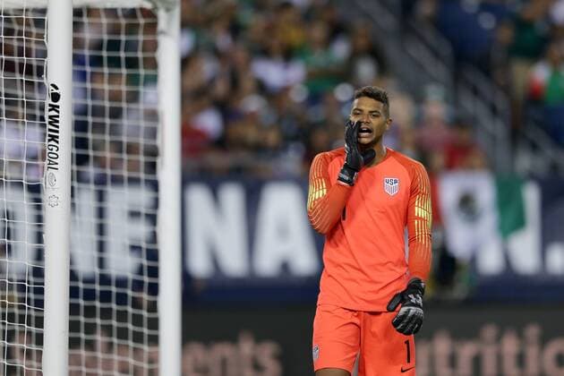 September 11, 2018 - Nashville, Tennessee, United States - Nashville, TN - Tuesday September 11, 2018: The men s national teams of the United States (USA) and Mexico (MEX) played an International Friendly Länderspiel at Nissan Stadium. Zack Steffen - ZUMAt139 20180911_zaa_t139_121 Copyright: xJohnxDortonx