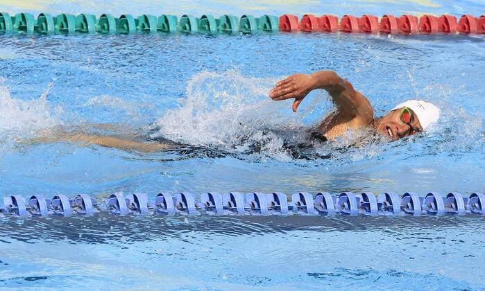 Mexican Mayan Oliver participate in the women s individual swimming final during the Modern pentathlon moderner Fünfkampf World Championships, in Mexico City, Mexico, 12 September 2018. Modern Pentathlon World Championships in Mexico City !ACHTUNG: NUR REDAKTIONELLE NUTZUNG!  Copyright: xMarioxGuzmanx MEX03 20180912-636723791553207648