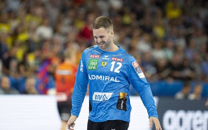 Deutschland - Baden-Württemberg - Mannheim - 12.09.2018 Handball - Velux EHF Champions League - Herren Saison 2018 2019 Rhein-Neckar Löwen (orange) - ESP Barcelona Lassa (neongelb) v.l. Torwart Andreas Palicka (Rhein-Neckar Löwen) Rhein-Neckar Löwen - ESP Barca Lassa