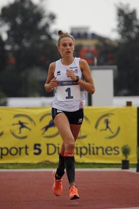 French Marie Oteiza participate in the women s shooting and cross country event during the Modern pentathlon moderner Fünfkampf World Championships, in Mexico City, Mexico, 12 September 2018. Modern Pentathlon World Championships in Mexico City !ACHTUNG: NUR REDAKTIONELLE NUTZUNG!  Copyright: xJosexMendezx MEX45 20180913-636724024311857917