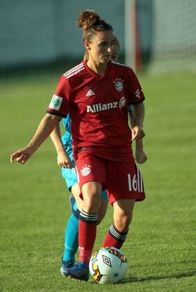 12.09.2018 Subotica(Serbia) ZFK Spartak Subotica-FC Bayern München UEFA women s football champions league round of 32 Lina Magull FC Bayern München :