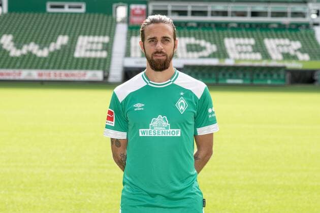 GER, offizieller Fototermin Portraitstermin Werder Bremen Martin Harnik (Werder Bremen 09); Werder Bremen; 1.BL, Porträttermin 2018 2019