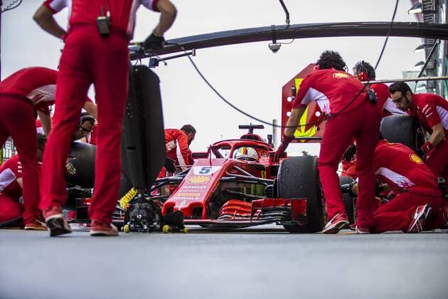 Motorsports: FIA Formula One World Championship WM Weltmeisterschaft 2018, Grand Prix of Singapore, 5 Sebastian Vettel (GER, Scuderia Ferrari), Singapore Singapore