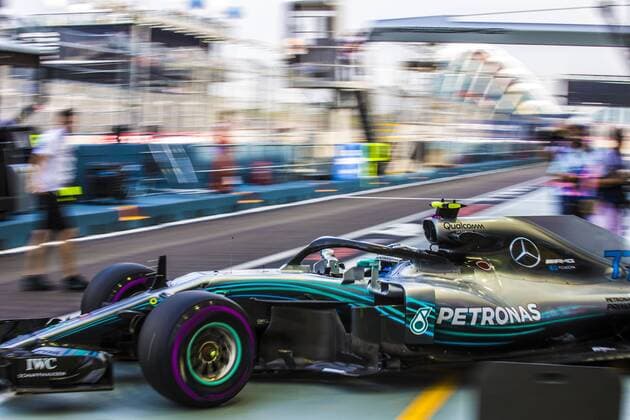 Motorsports: FIA Formula One World Championship WM Weltmeisterschaft 2018, Grand Prix of Singapore, 77 Valtteri Bottas (FIN, Mercedes AMG Petronas Motorsport), Singapore Singapore
