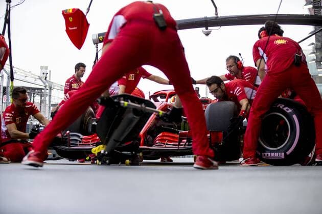 Motorsports: FIA Formula One World Championship WM Weltmeisterschaft 2018, Grand Prix of Singapore, 5 Sebastian Vettel (GER, Scuderia Ferrari), Singapore Singapore
