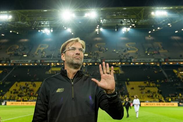 Dortmund, Germany 07.09.2018, Abschiedsspiel Roman Weidenfeller, Trainer Juergen Klopp (Liverpool) gestikuliert ( DeFodi001