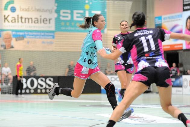 Monika Kobylinska (TusSies Metzingen 8) TusSies Metzingen, Women, EHF-Cup, Round 1, 14.09.2018, Foto:TBaur Eibner TusSies Metzingen vs. HZRK Grude Metzingen Copyright: xEIBNER TobiasxBaurx EP_TBR