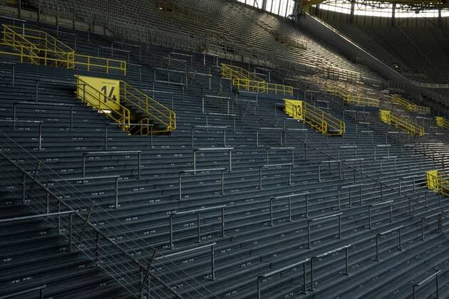 14.09.2018, xkvx, Fussball 1. Bundesliga, Borussia Dortmund - Eintracht Frankfurt emspor, v.l. Innenansicht Stadion Signal Iduna Park Tribuene Rasen Suedtriebuene (DFL DFB REGULATIONS PROHIBIT ANY USE OF PHOTOGRAPHS as IMAGE SEQUENCES and or QUASI-VIDEO) Dortmund