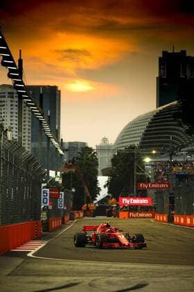 Motorsports: FIA Formula One World Championship WM Weltmeisterschaft 2018, Grand Prix of Singapore, 7 Kimi Raikkonen (FIN, Scuderia Ferrari), Singapore Singapore