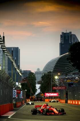 Motorsports: FIA Formula One World Championship WM Weltmeisterschaft 2018, Grand Prix of Singapore, 5 Sebastian Vettel (GER, Scuderia Ferrari), Singapore Singapore