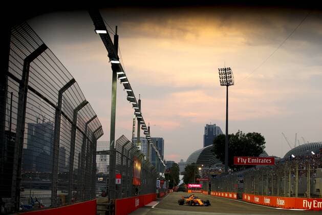 Motorsports: FIA Formula One World Championship WM Weltmeisterschaft 2018, Grand Prix of Singapore, 14 Fernando Alonso (ESP, McLaren F1 Team), Singapore Singapore