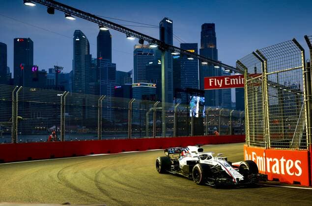 Motorsports: FIA Formula One World Championship WM Weltmeisterschaft 2018, Grand Prix of Singapore, 18 Lance Stroll (CAN, Williams Martini Racing), Singapore Singapore