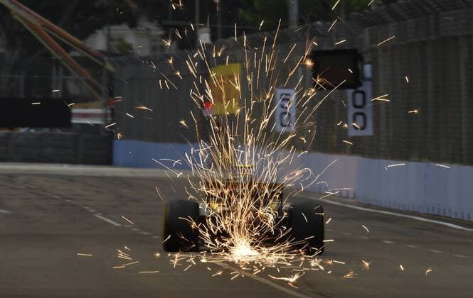 Carlos Sainz junior, Renault F1 Team, formula 1 GP, Singapore, 15.09.2018 Photo:mspb Jerry Andre Carlos Sainz junior, formula 1 GP, Singapore 2018