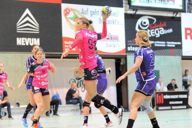 Julia Behnke (TusSies Metzingen 93) TusSies Metzingen, Women, EHF-Cup, Round 1, 15.09.2018, Foto:TBaur Eibner TusSies Metzingen vs. HZRK Grude Metzingen Copyright: xEIBNER TobiasxBaurx EP_TBR