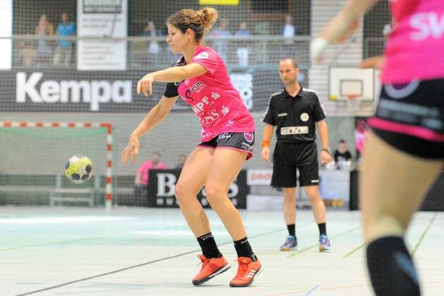 Patricia Kovacs (TusSies Metzingen 9) TusSies Metzingen, Women, EHF-Cup, Round 1, 15.09.2018, Foto:TBaur Eibner TusSies Metzingen vs. HZRK Grude Metzingen Copyright: xEIBNER TobiasxBaurx EP_TBR