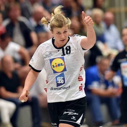 Jubel bei Seline Ineichen (Neckarsulmer Union) -- Handball --- 1. Bundesliga Frauen --- HSG Bad Wildungen Vipers vs Neckarsulmer Sport-Union --- 15.09.2018, Handball --- 1. Bundesliga Frauen --- HSG Bad Wildungen Vipers vs Neckarsulmer Sport-Union --- 15.09.2018 Bad Wildungen Copyright: xEIBNER RolandxSippelx EP_RSL
