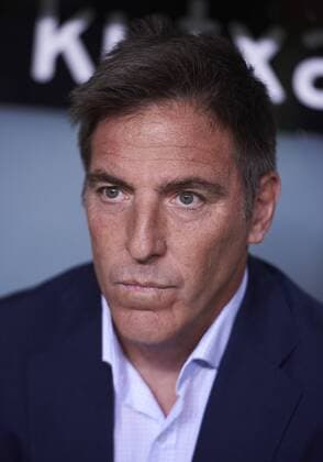 BILBAO, SPAIN - SEPTEMBER 15: , Eduardo Berizzo, head coach of Athletic looks before the La Liga match between Athletic Club de Bilbao and Real Madrid Club de Futbol at San Mames stadium on September 15, 2018, in Bilbao, Spain. (Photo by Carlos Sanchez Martinez Icon Sportswire) SOCCER: SEP 15 La Liga - Real Madrid at Athletic Bilbao Icon180916041 EDITORIAL USE ONLY