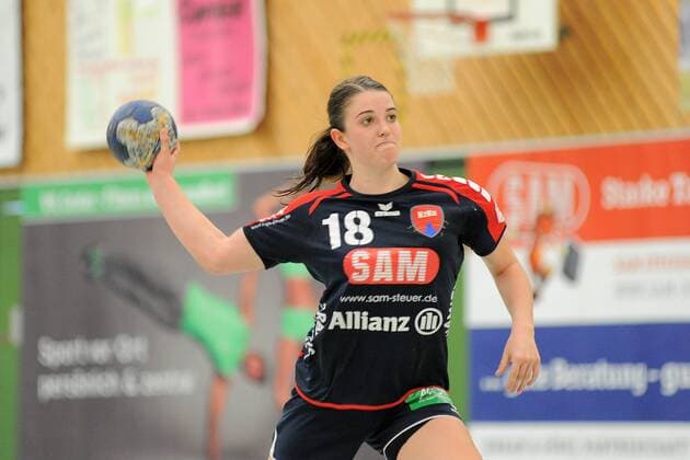 Lea Neubrander (SG H2Ku Herrenberg Kuties 18) SG H2Ku Herrenberg, Handball, Ligaspiel, 16.08.2018, Foto:TBaur Eibner SG H2Ku Herrenberg Kuties vs. BSV Sachsen Zwickau Herrenberg Copyright: xToBaurx EibnerxPressefotox EP_TB