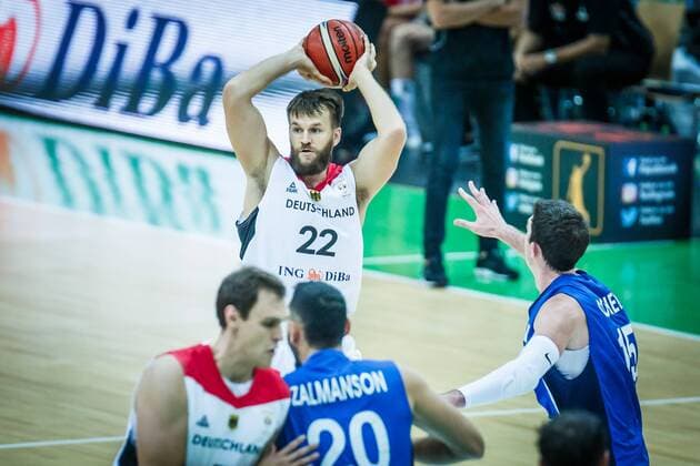 16.09.2018, xkvx, Basketball WM-Qualifikation 2017 2018 , Gruppe L, Deutschland - Israel emspor, v.l. Danilo Barthel (DFL DFB REGULATIONS PROHIBIT ANY USE OF PHOTOGRAPHS as IMAGE SEQUENCES and or QUASI-VIDEO) Leipzig