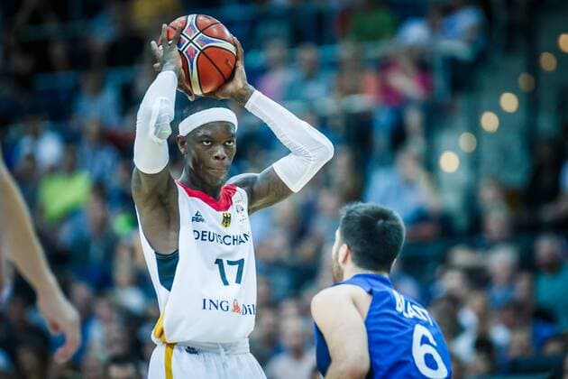 16.09.2018, xkvx, Basketball WM-Qualifikation 2017 2018 , Gruppe L, Deutschland - Israel emspor, v.l. Dennis Schroeder (DFL DFB REGULATIONS PROHIBIT ANY USE OF PHOTOGRAPHS as IMAGE SEQUENCES and or QUASI-VIDEO) Leipzig