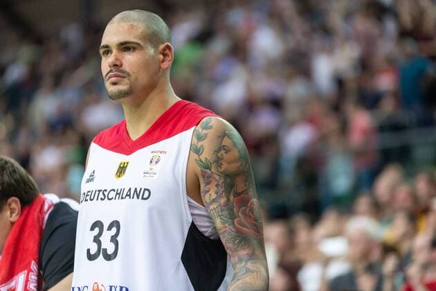 Maik Zirbes (GER, 33); Porträt, Einzelbild, Basketball, Männer, WM Qualifiers Europe, Deutschland - Israel,