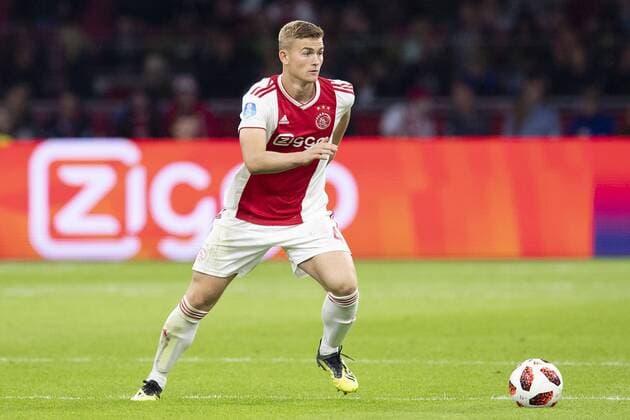 AMSTERDAM, Netherlands, 15-09-2018, football, Dutch eredivisie, season 2018 2019, Johan Cruijff Arena , Ajax player Matthijs de Ligt during the match Ajax - FC Groningen , final score 3-0 . Ajax - Groningen  x2471729x