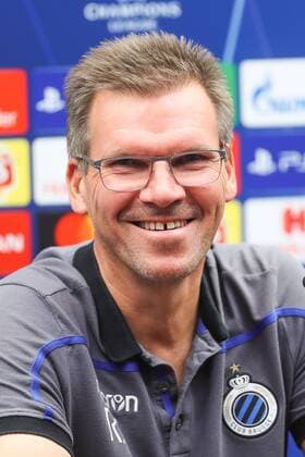 Club s assistant coach Rudi Cossey pictured during a press conference PK Pressekonferenz of Belgian soccer team Club Brugge KV, Monday 17 September 2018 in Brugge. Tomorrow Club will meet German club Borussia Dortmund on day one of the UEFA Champions League, in group A. BRUNOxFAHY  x05428158x