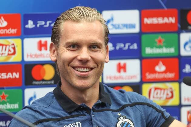 Club s Ruud Vormer pictured during a press conference PK Pressekonferenz of Belgian soccer team Club Brugge KV, Monday 17 September 2018 in Brugge. Tomorrow Club will meet German club Borussia Dortmund on day one of the UEFA Champions League, in group A. BRUNOxFAHY  x05428149x