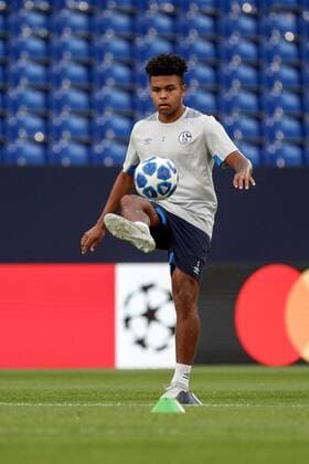 17.09.2018, Fussball, Saison 2018 2019, Champions League, Abschlusstraining - FC Schalke 04 Weston McKennie (FC Schalke 04) Gelsenkirchen Veltins Arena NRW Deutschland
