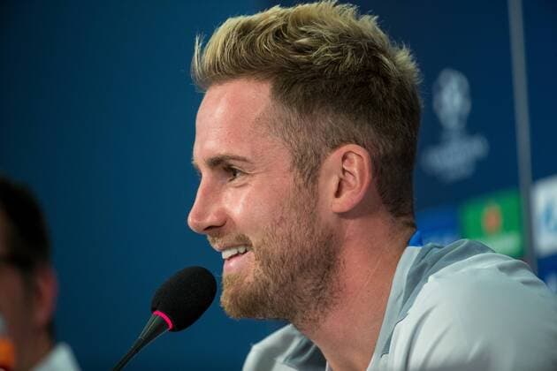 17.09.2018, Fussball, Saison 2018 2019, Champions League, Pressekonferenz - FC Schalke 04 Ralf Fährmann (FC Schalke 04) Gelsenkirchen Veltins Arena NRW Deutschland