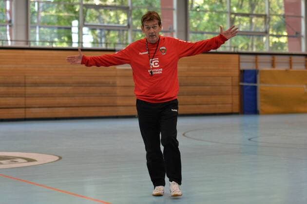 Handball, Herren, 1. Bundesliga, Saison 2018 19, Training Füchse Berlin, Cheftrainer Velimir Petkovic (Füchse Berlin), 18.09.18, Copyright: xMichaelxHundtx xMatthiasxKochx